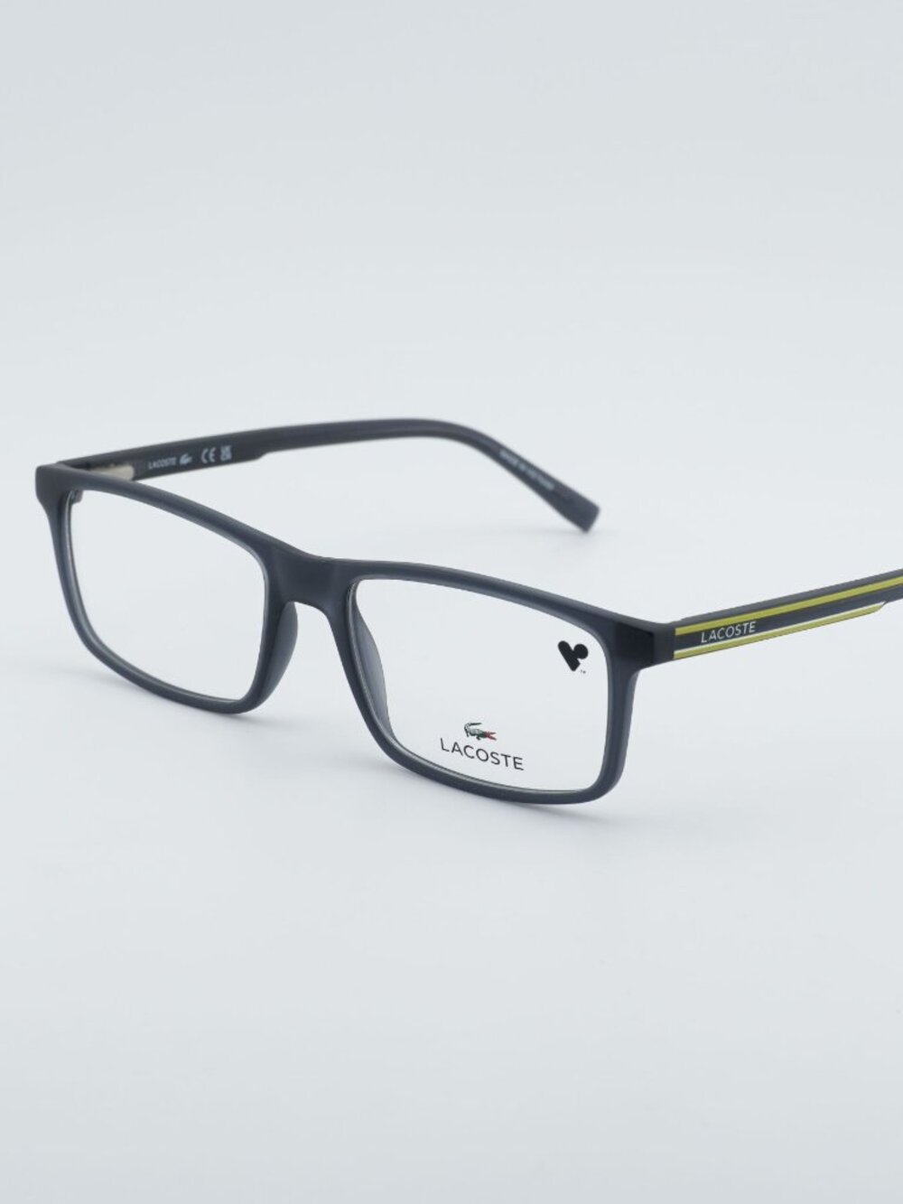 Lacoste L2858 N 024 Eyeglasses Dark Grey 54mm Rectangle Frame